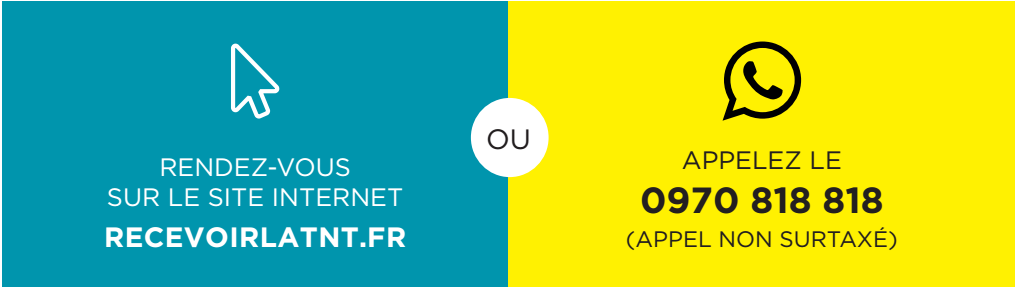 Renseignement sur les changements de fréquence de la TNT
