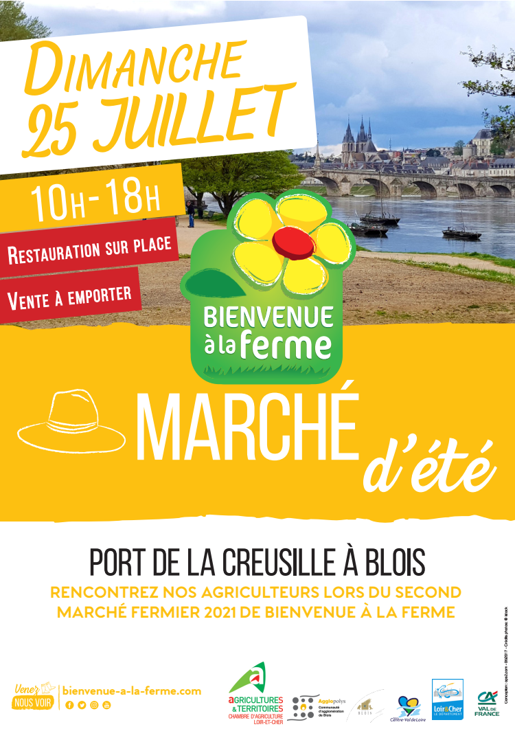 Marché fermier le 25 juillet