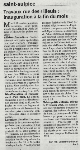 Article NR du 26/01/2026