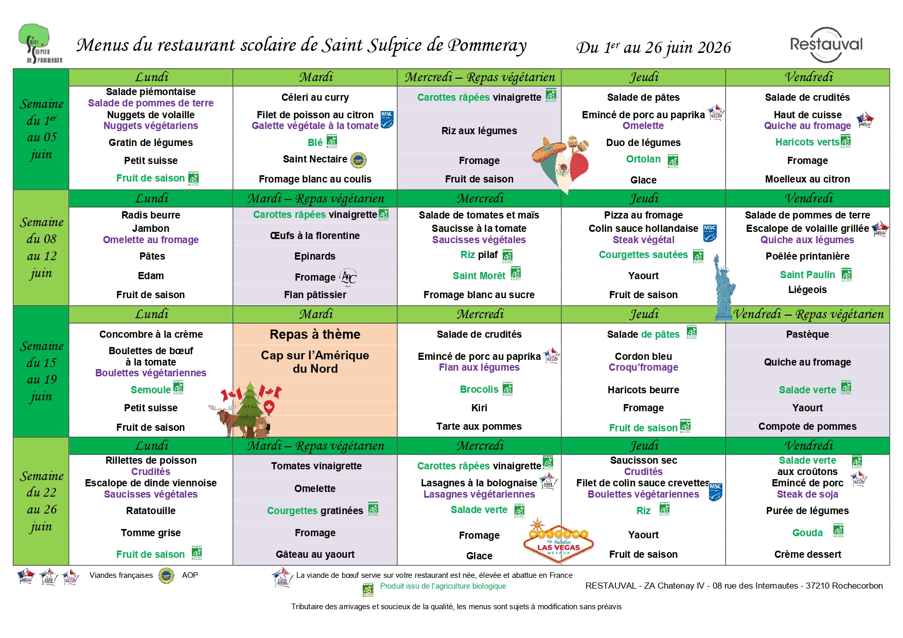 Repas scolaire 2025-2026 trimestre 3 partie 2